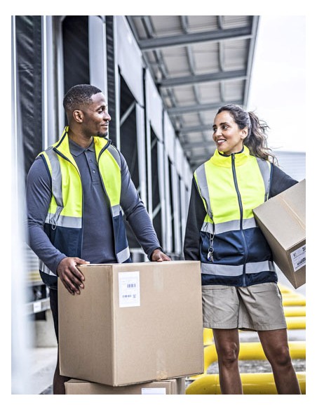 REG-TRS257-Pro Hi-Vis Full Zip Gilet 2